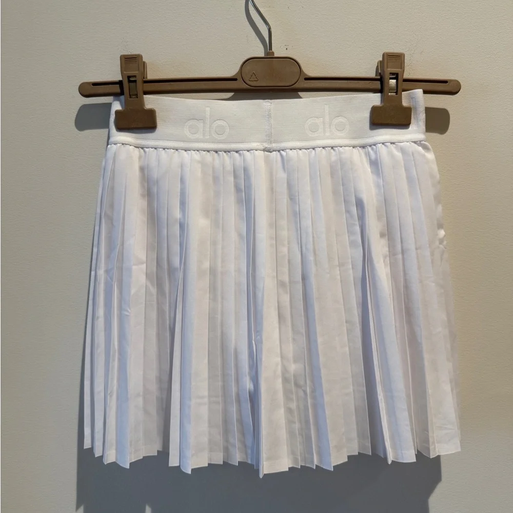 alo Aces White Tennis Skirt size X-Small
